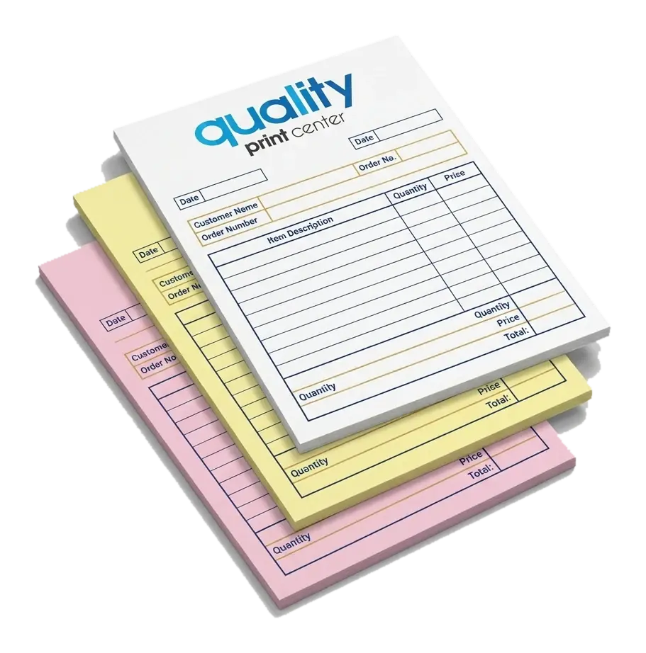Carbonless Form – professional printing at Quality Print Center FIU